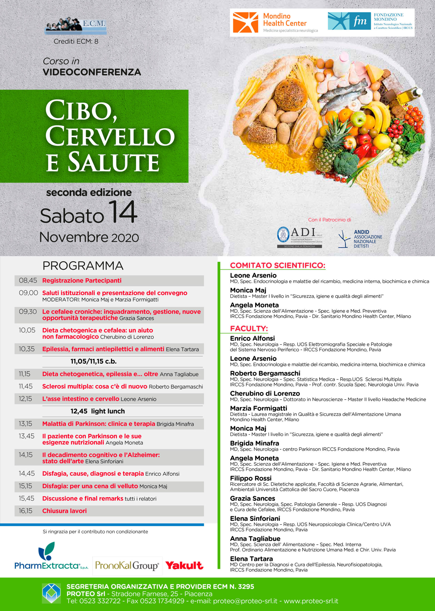 Evento: cibo, cervello e salute