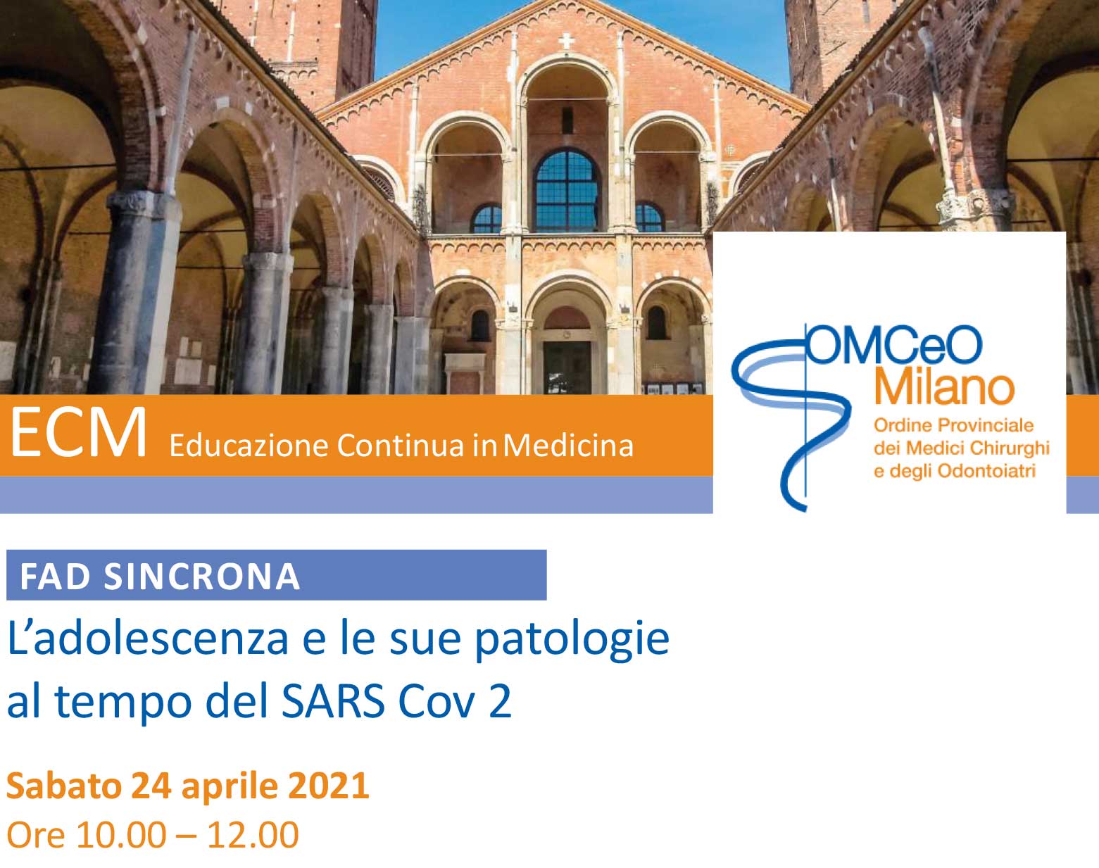 Convegno su adolescenza e le sue patologie al tempo del SARS Cov-2